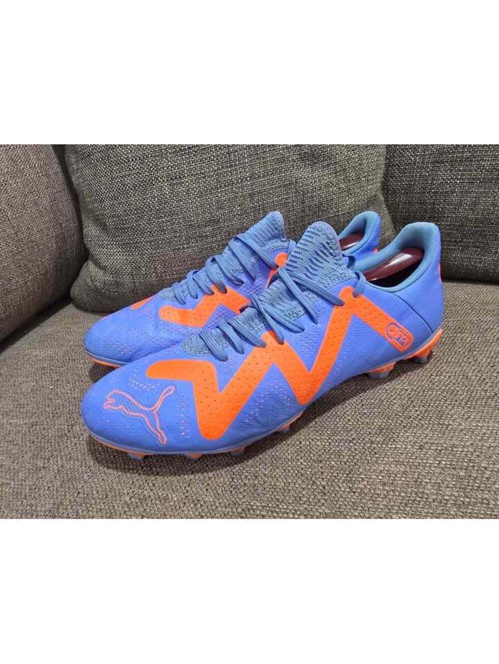 Puma Future Match FG Soccer Cleats - Blue/Orange Size 9.5 Mens